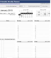 Weekly Task List Templates – 10 Free Sample Templates – Download ...