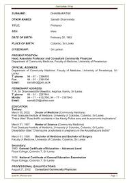 Cv examples see perfect cv samples that get jobs. Cv University Of Peradeniya