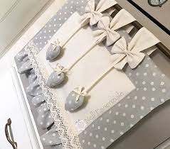 Copriforno Shabby Grigio Per Coordinato Cucina Questo Copri Forno E Composto Da Tessuto Rustico In Puro Cotone Applique Pattern Rustic Fabric Applique Designs