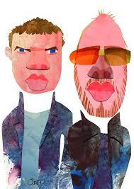 Caricature:The Chemical Brothers. The Chemical Brothers are a British  electronic music duo composed of Tom Rowlands and Ed Simons.