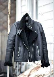 Shearling Moto Jacket Where Did U Get That Leather Jackets Women Leather Jacket Fashion