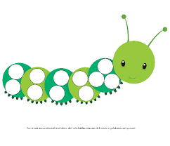 We've included 7 unique coloring pages including a lamp, acorn, campfire, compass, hedgehog, tree stump and tent. Preschool Do A Dot Printables Bugs