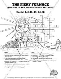 Fiery furnace coloring pages (day 3) | journey off the map. The Fiery Furnace With Shadrach Meshach And Abednego Sunday School Coloring Pages Sharefaith Kids