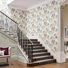 Adorn Your Walls With A Stunning Jungle Canopy Surrounded By Orchids With This Design From The Glasshouse Coll Paradise Wallpaper Glass House Birds Of Paradise