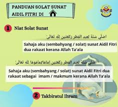 B) lafaz niat solat sunat aidiladha (untuk makmum) Panduan Solat Sunat Masjid Mahmoodiah Putrajaya Facebook