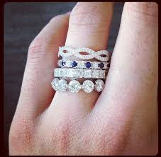 Love These Stacked Rings From Blue Nile Diamonds Blue Nile Diamonds Rings Engagement Rings