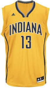 Nba Indiana Pacers Paul George 13 Mens Alternate Flex Replica Jersey Medium Yellow