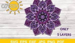 Free Free Free 3D Layered Mandala Svg SVG PNG EPS DXF File