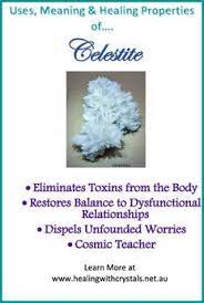 It enhances psychic and healing abilities and increases consciousness making it a good stone for those seeking enlightenment. Celestite Metaphysical Healing Properties