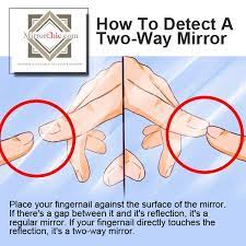 Shine the light directly into the mirror. Mirrochic Bathroom Mirror Frames On Twitter Simple Test To Judge If Your Mirror Is A Two Way Mirror Or Regular Mirror Find Out Now With This Useful Mirrortips