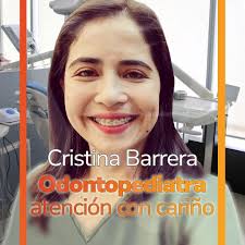 ❣ Presentamos a la Dra. Cristina Barrera G., Especialista en Odontología  Pediátrica, cuyo amor y atención con cariño son la base de su práctica. Con  una formación destacada en la Universidad Andrés
