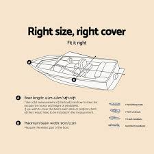 Ce)14ft inflatable catamaran cheap row boats with aluminum floor. Seamanship 14 16 Ft Jumbo Boat Trailerable Cover 600d Waterproof Marine Heavy Duty Buy Boat Covers 9350062289969
