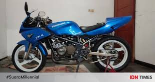 Restorasi modifikasi ninja rr 150 tahun 2006 proper buat harian. 4 Modifikasi Ninja Rr 150 Yang Bikin Keren