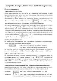 Spez news is a news app for pc and mobile. Warmelehre Warmeprozesse Zusammenfassung