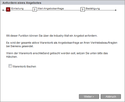 Angebotsanfrage Text