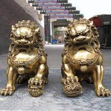 Marble resin garden large pair of temple foo dogs statue sculpture ornament for sale online | ebay. Factory Supply Chinese Brass Bronze Fu Foo Dog Statues Lion Sculpture Buy Bronze Foo Dog Statues Sale Brass Foo Dog Statue Chinese Foo Dog Bronze Lion Statue Sculpture Product On Alibaba Com