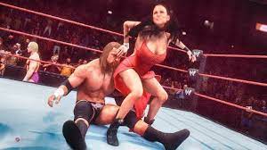 WWE 2K20: Stephanie McMahon vs Triple H, Kiss My Ass Intergender wrestling  match! - YouTube