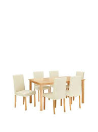 A farmhouse table would be the perfect spot. Dining Table And Chair Sets Dining Table And 6 Chairs Very Co Uk