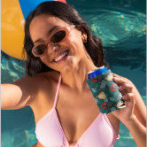 Tropical Beer Can Cooler