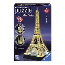 Check spelling or type a new query. Ravensburger Puzzle 3d Eiffel Tower At Night 216d 12579 King Of Toys Online Retail Toy Shop