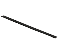 PRO-SOURCE - 3/16" Back Strip Brush Width, Metal Black Nylon ...