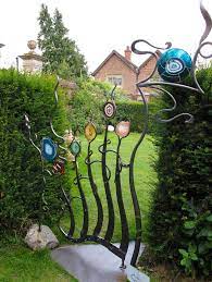 Art In The Garden Garden Art Yard Art Garden Whimsy