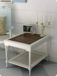 10 Tips For Painting Furniture Like A Pro End Table Makeover Table Makeover Glass Top Table