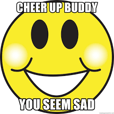 A way of describing cultural information being shared. Meme Creation Happy Face Over Sad Face Meme