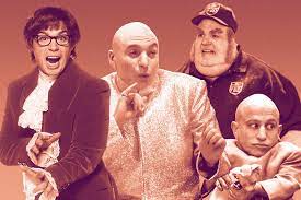 The most shagadelic thing is happening. Mike Myers On Austin Powers Fat Bastard Mini Me Dr Evil Ew Com