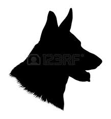 Black And White German Shepherd Painting German Shepherd German Shepherd Dog Head Black And White Illustration Dog Silhouette German Shepherd Tattoo German Shepherd Art