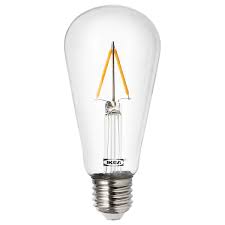 Lunnom Led Leuchtmittel E27 100 Lm Tropfenformig Klar Ikea Deutschland In 2020 Led Leuchtmittel Anhanger Lampen Leuchtmittel E27