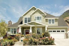 View interior photos & take a virtual home tour. Love The Stacked Stone Tones With The Sage Green And White Trimmings Craftsman House Craftsman Exterior Craftsman Style Homes