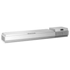 Kühlaufsatzvitrine Premium PLUS - 1493x413mm - 5x GN 1/3 ...