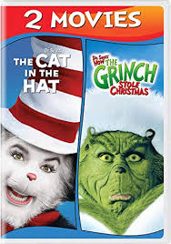 It is raining outside, and there is nothing to do. Amazon Com Dr Seuss The Cat In The Hat Dr Seuss How The Grinch Stole Christmas 2 Movie Collection Dvd Mike Myers Jim Carrey Kelly Preston Jeffrey Tambor Alec Baldwin Christine Baranski