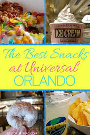 Try Some Of The Best Snacks At Universal Orlando And You Won T Regret Forgetting That Little Snack Bag Universal Orlando Universal Studio Orlando Hotels Snacks
