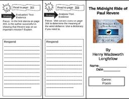 Reading Street 5th Grade The Midnight Ride Of Paul Revere Trifold Reading Street 4th Grade Reading Street Scott Foresman Reading Street