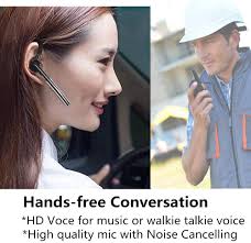 Radtel Walkie Talkie Bluetooth Headset, Bluetooth Earpiece with Noise  Cancelling Mic, Compatible RT-470X BaoFeng Kenwood Quansheng Radios uv-k5  uv-5r ...