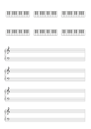 Blank sheet music lead sheet bass clef. Free Blank Sheet Music To Download In Pdf La Touche Musicale