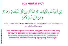 Khat Bacaan Doa Menjenguk Bayi Ebook Anak