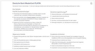 Beantragen sie die american express deutsche bank corporate card, um ihre geschäftsausgaben effizient zu managen. Deutsche Bank Kreditkarte Verreisen 16 Im Uberblick