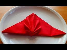 Servietten Falten Feuille Fur Hochzeit Geburtstag Weihnachten Muttertag F In 2020 Servietten Falten Weihnachten Servietten Falten Hochzeit Servietten Falten