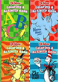 You can also use them to celebrate dr. Dr Seuss Coloring Activity Book Horton Hears A Who A B C Green Eggs And Ham The Cat In The Hat Set Of 4 Books Leap Year Press Leap