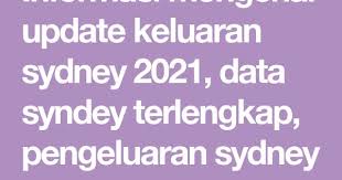Informasi Mengenai Update Keluaran Sydney 2021 Data Syndey Terlengkap Pengeluaran Sydney Pools Result Sydney Terecepat Silahkan Klik Dan Bagikan Sydney Teman
