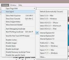 How To Change User Agent In Safari Technipages