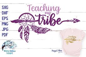 Download Teaching My Tribe Boho Dreamcatcher Arrow Svg Cut File By Wispy Willow Designs Thehungryjpeg Com