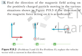 Want to calculate the magnetic field at a distance r from the center of a wire carrying a steady current i. 3 Find The Direction Of The Magnetic Field Acting On Chegg Com