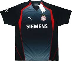 Olympiacos retro shirt, athens sports show 2010. 2005 06 Olympiakos Away Shirt W Tags Xs Classic Retro Vintage Football Shirts
