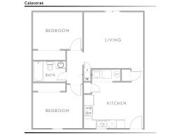 The floor plan is 915 square feet. 2 Bedroom Apartment Priced At 1195 825 Sq Ft The Calaveras