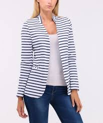 Black And White Striped Blazer Womens 50 Trends You May Have Missed About Black And White Striped Blazer Womens Striped Blazer Blazer Outfits For Women Womens Striped Blazer