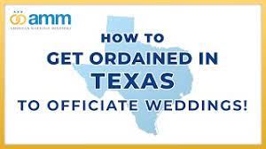 Texas Online Ordination - Become A Wedding Officiant - Free Ordination